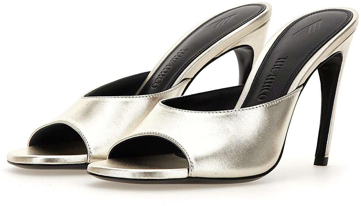 The Attico With Heel Silver Zilver