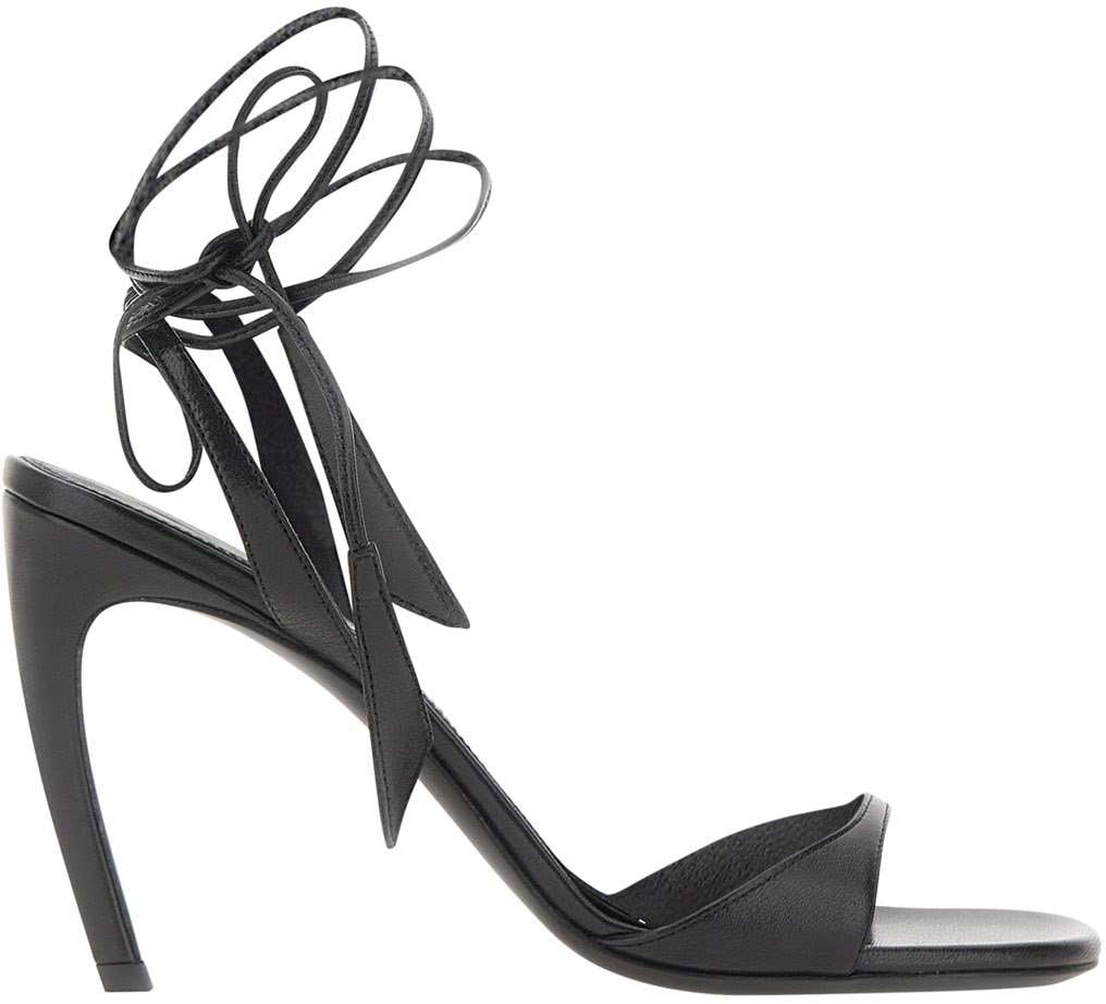 The Attico With Heel Black Zwart