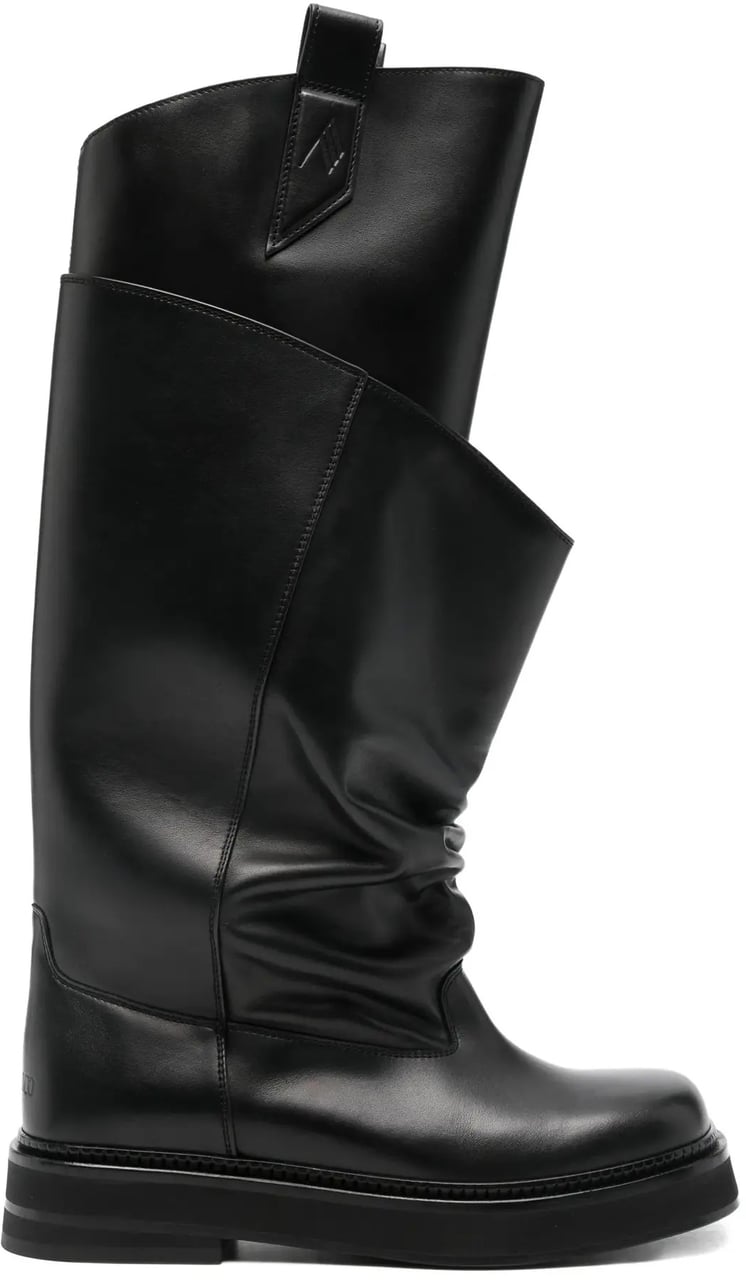 The Attico Passeggiata Combat Boot Black Zwart