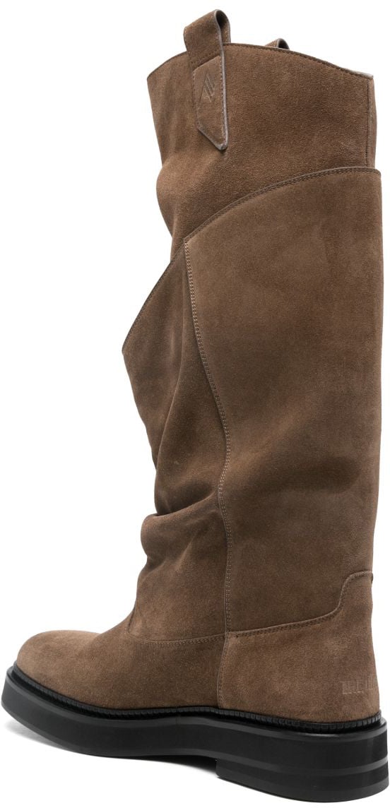 The Attico Boots Brown Bruin