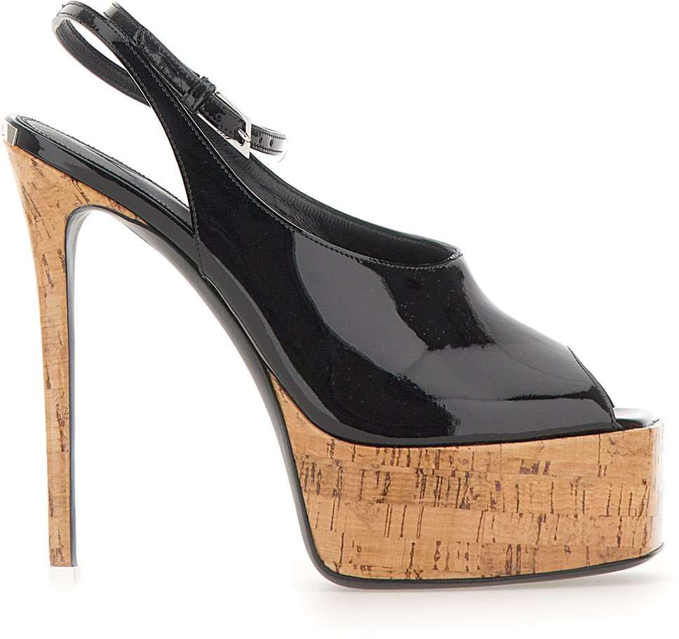 The Attico With Heel Black Zwart