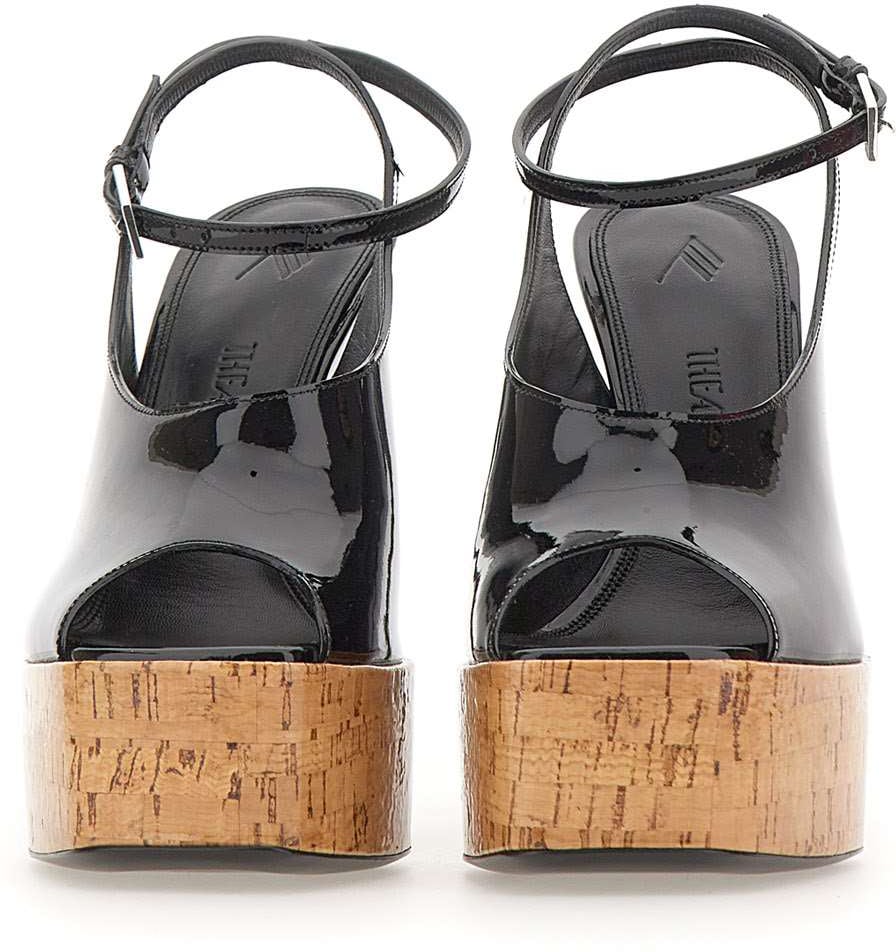 The Attico With Heel Black Zwart