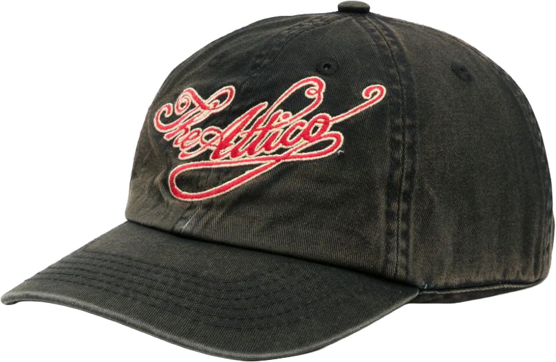 The Attico Hats Black Donkergrijs
