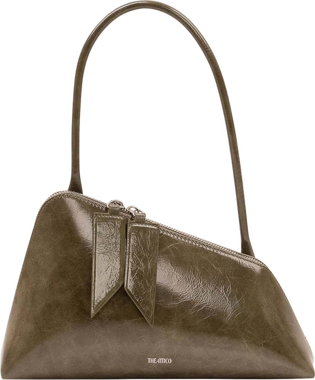 The Attico Borsa Sunrise a Spalla Taupe