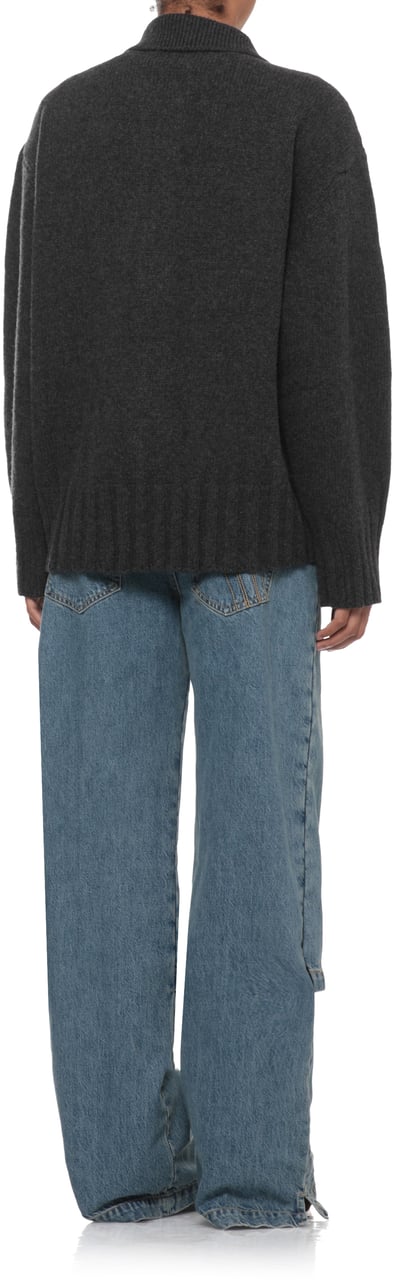 The Attico Sweaters Grey Donkergrijs