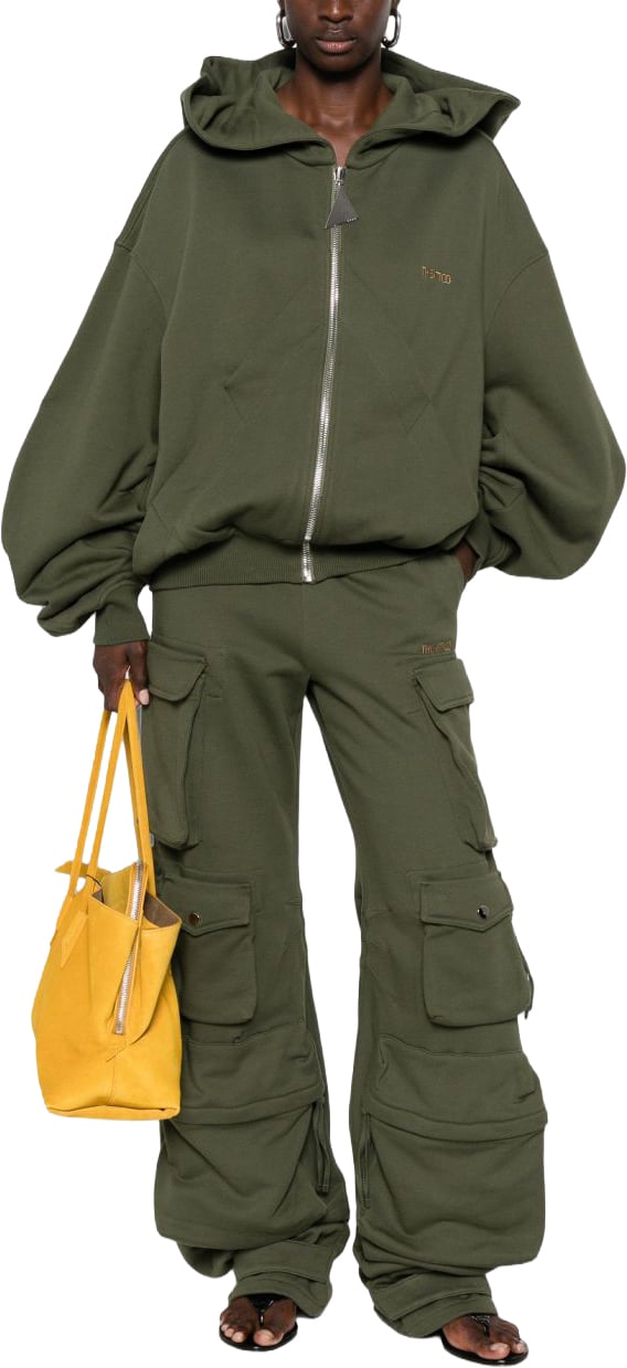 The Attico Sweaters Verde Donkergroen