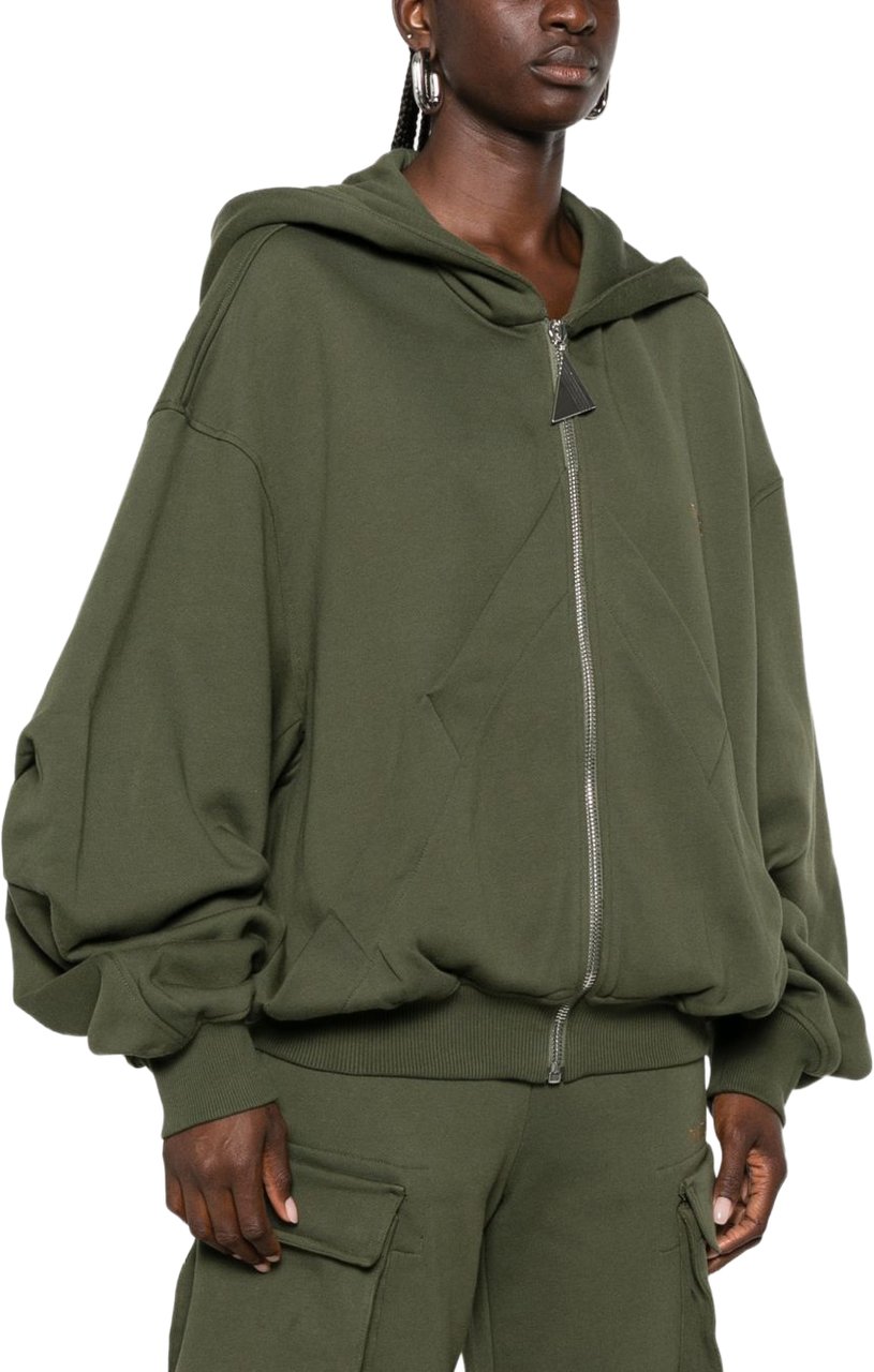 The Attico Sweaters Verde Donkergroen