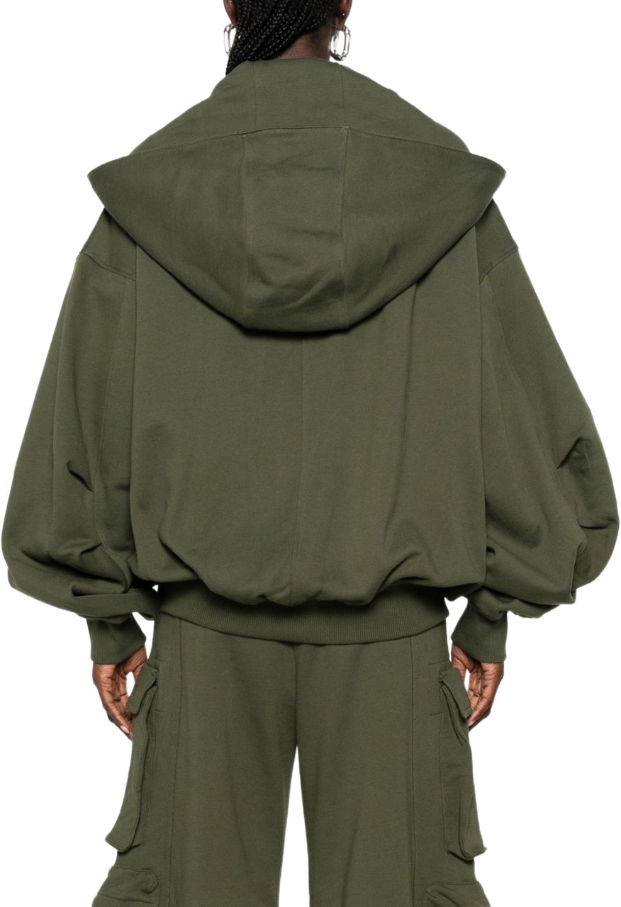 The Attico Sweaters Verde Donkergroen