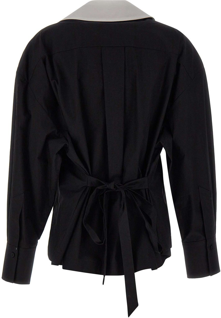 The Attico Shirts Black Zwart