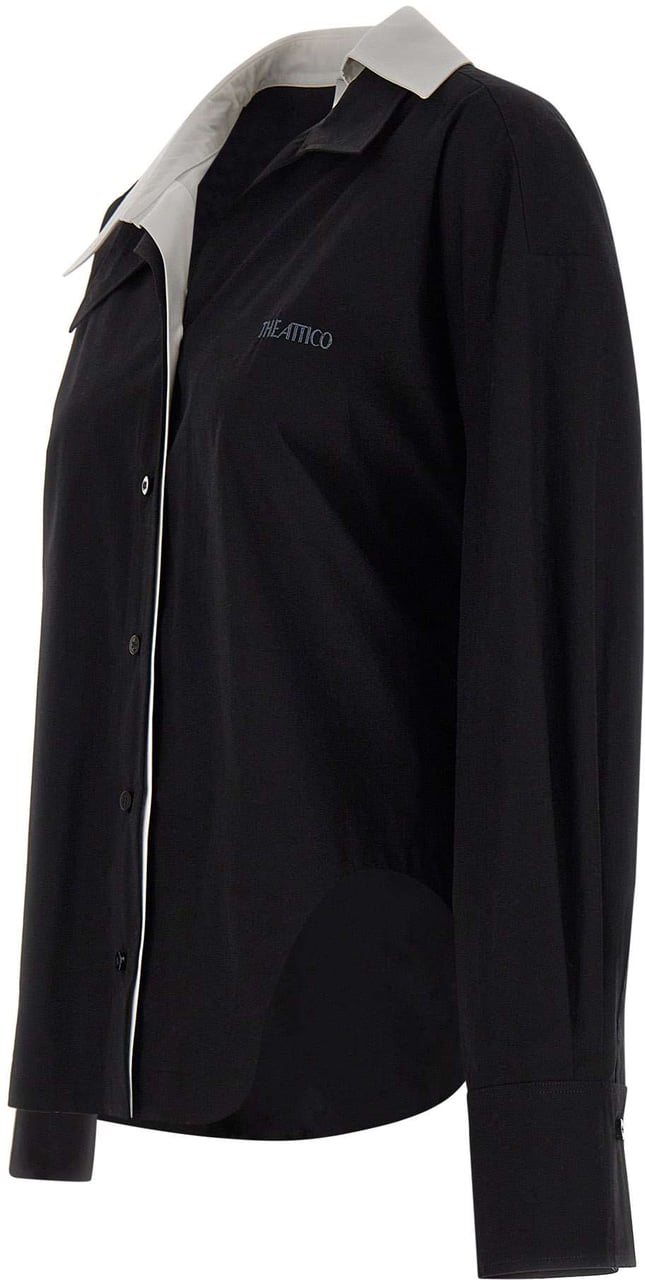The Attico Shirts Black Zwart