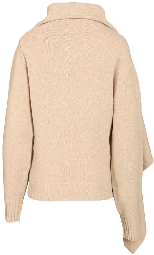 The Attico Sweaters Beige Beige