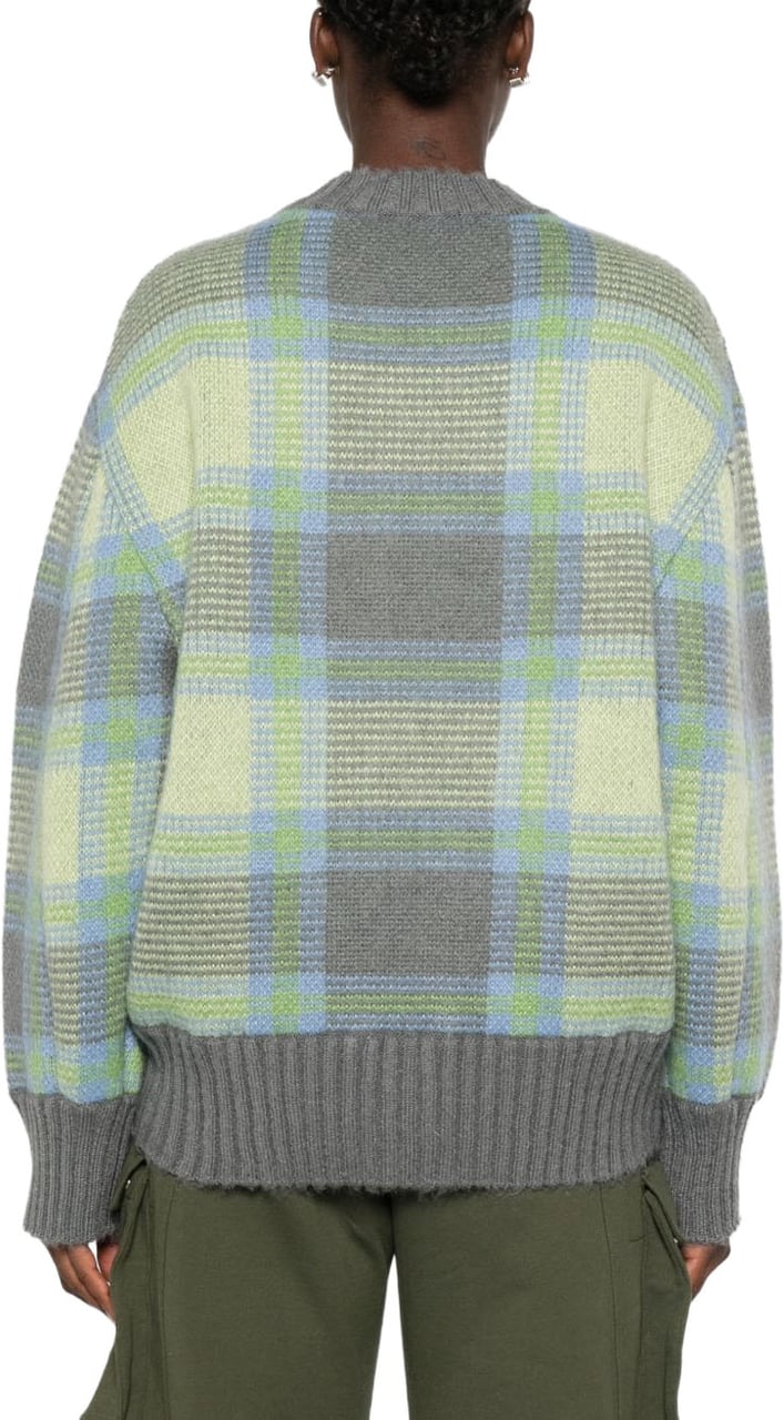 The Attico Sweaters Green Lime