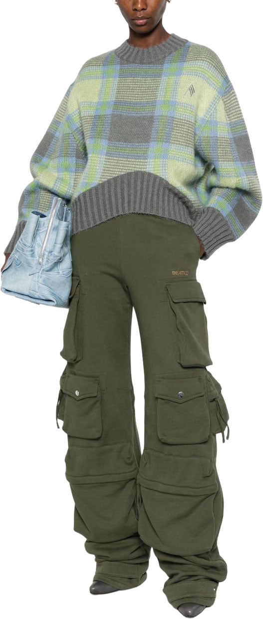 The Attico Sweaters Green Lime