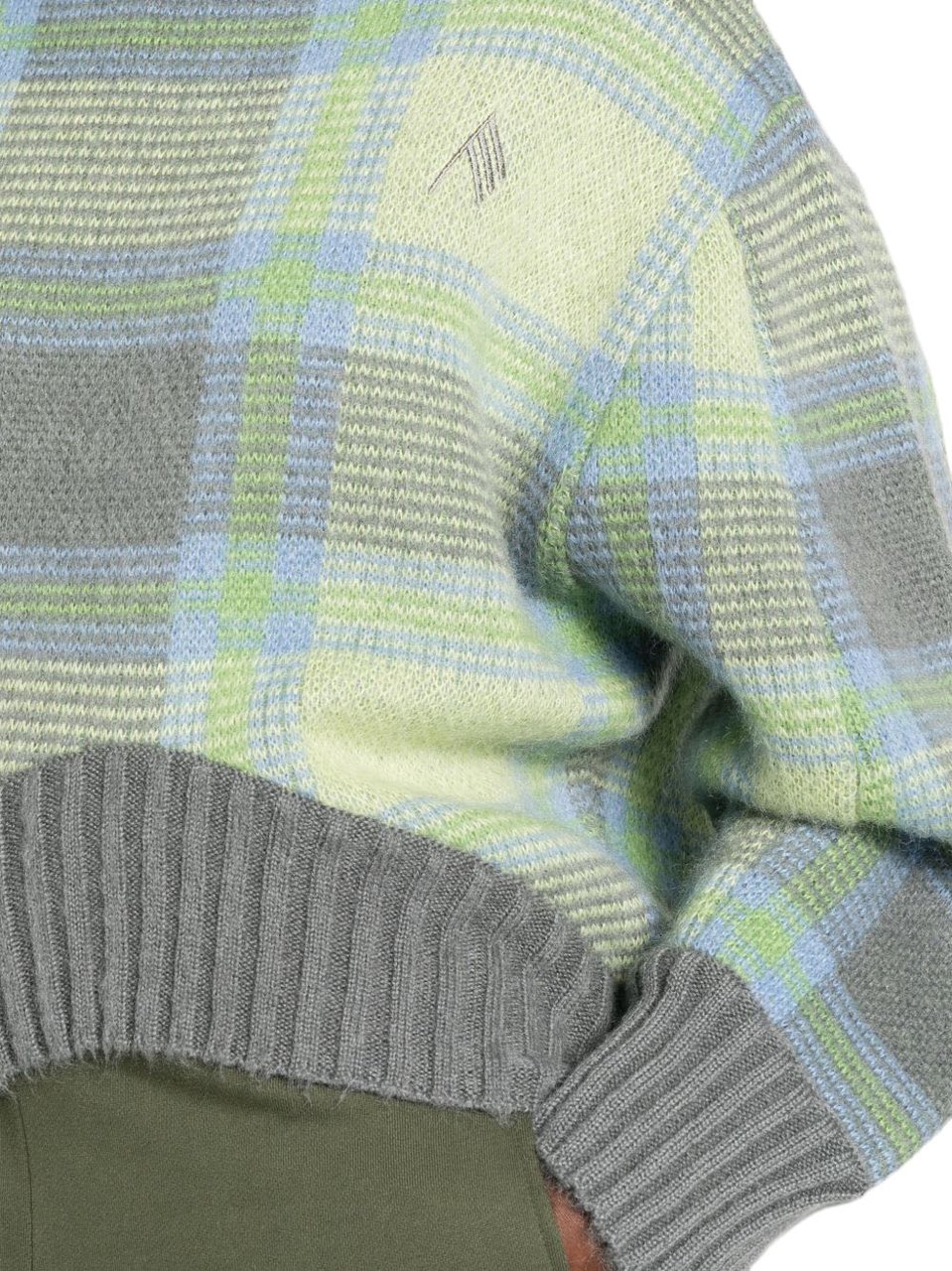 The Attico Sweaters Green Lime