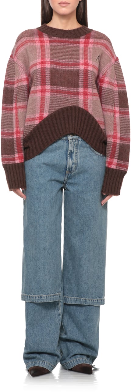 The Attico Sweaters Brown Bruin