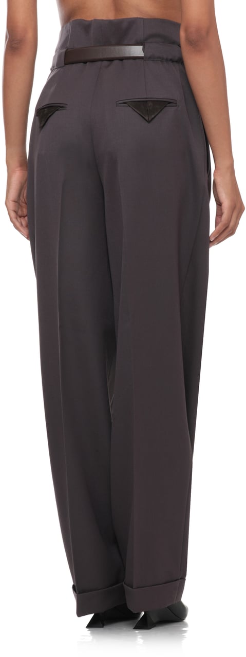 The Attico Trousers Purple Paars