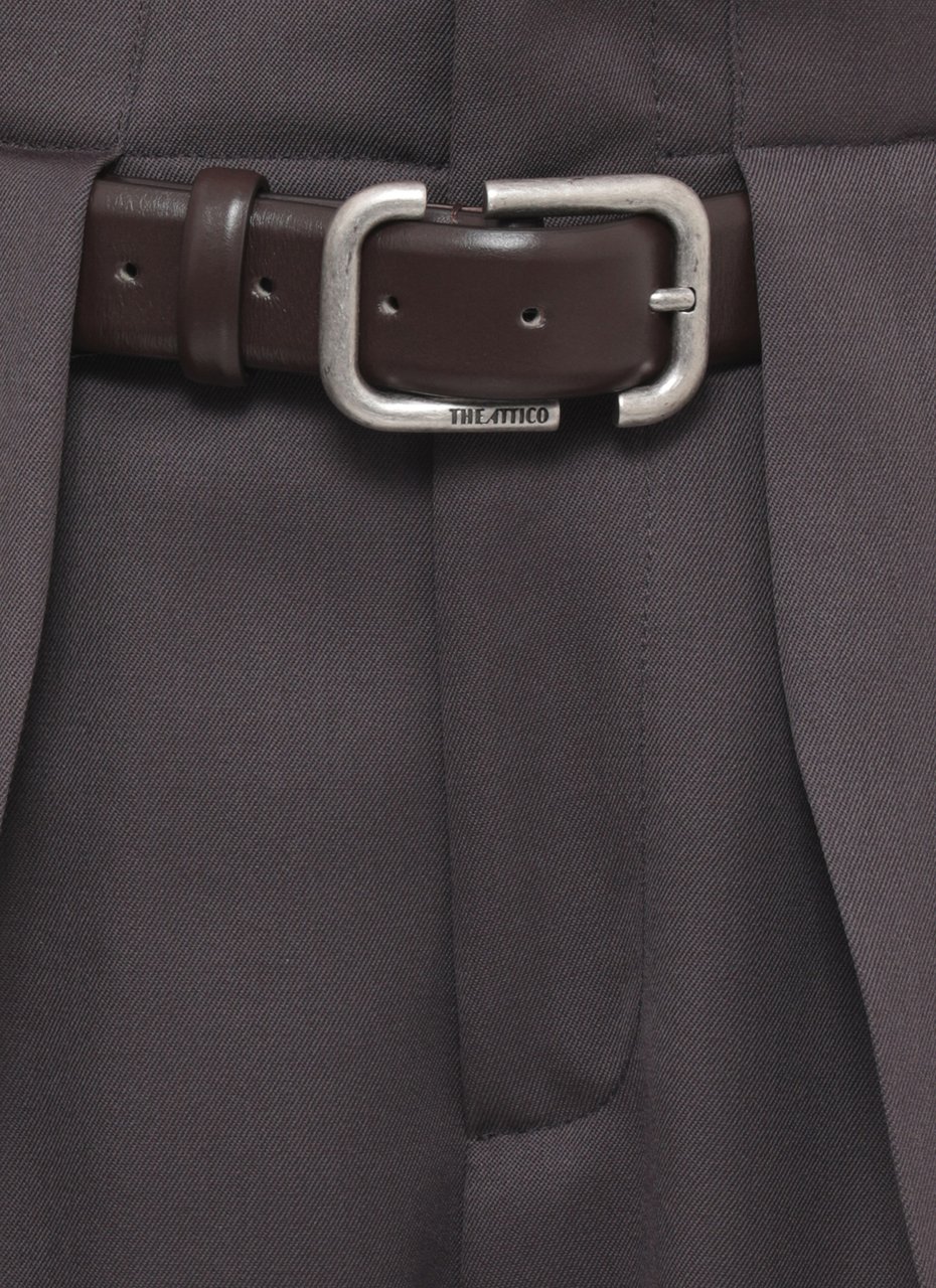 The Attico Trousers Purple Paars