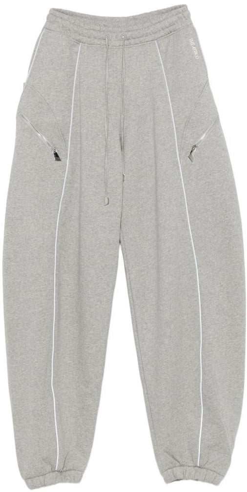 The Attico Trousers Grey Lichtgrijs