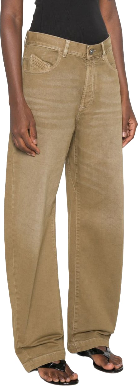 The Attico Jeans Green Beige