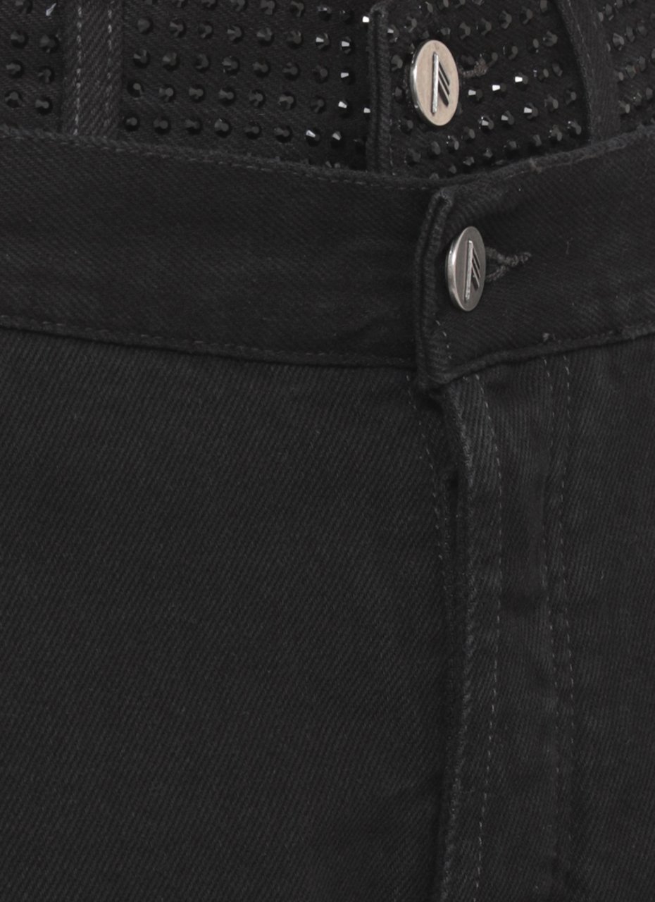 The Attico Trousers Black Zwart