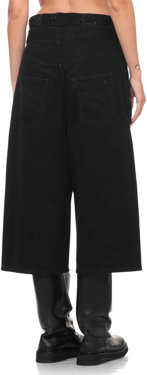 The Attico Trousers Black Zwart