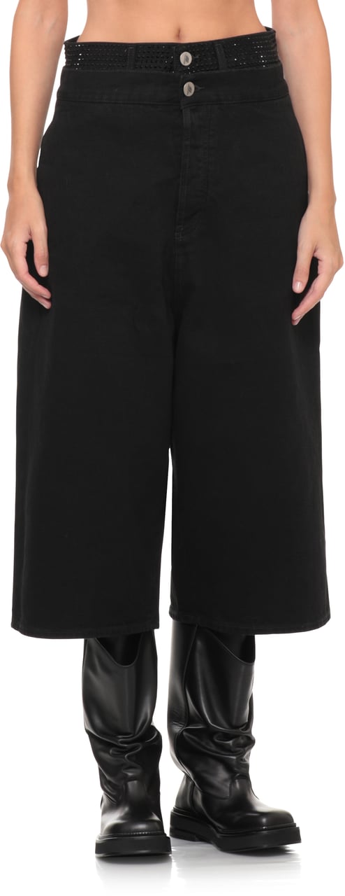 The Attico Trousers Black Zwart