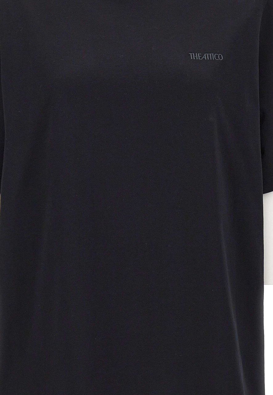 The Attico T-Shirts And Polos Black Zwart