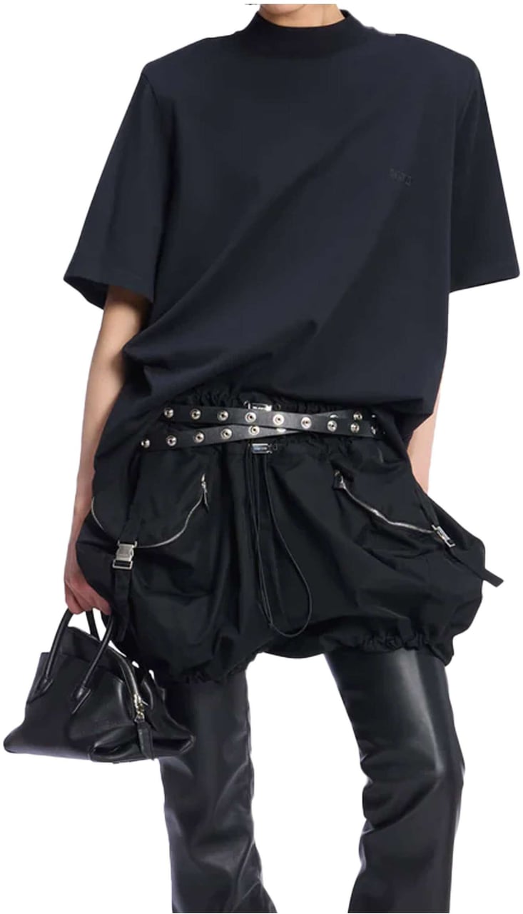 The Attico T-Shirts And Polos Black Zwart