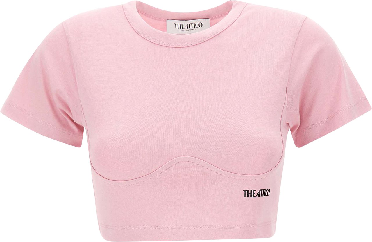 The Attico T-Shirts And Polos Pink Roze