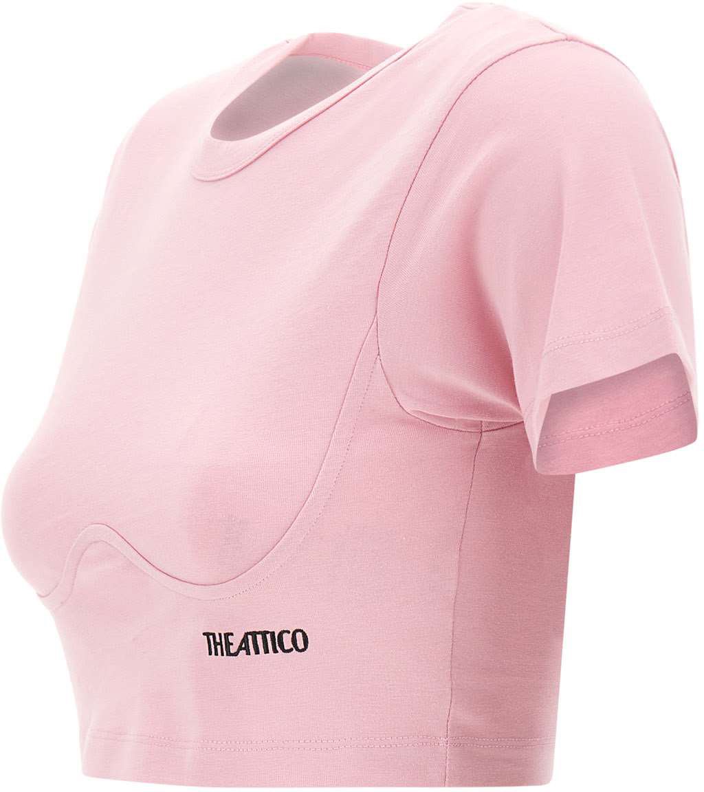 The Attico T-Shirts And Polos Pink Roze