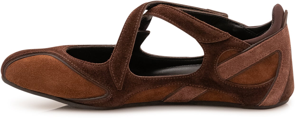 The Attico Ballerine Floor 01 Bruin