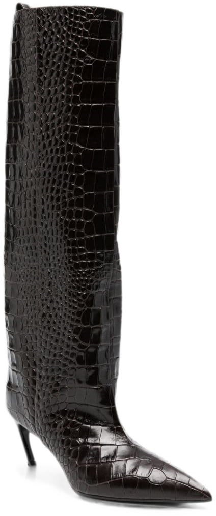 The Attico Boots Brown Bruin