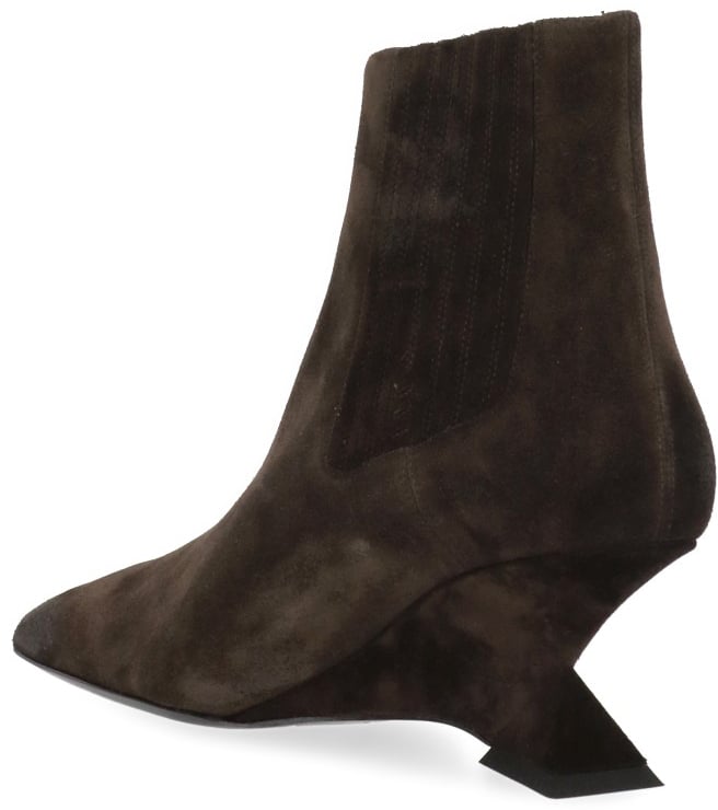 The Attico Boots Brown Bruin