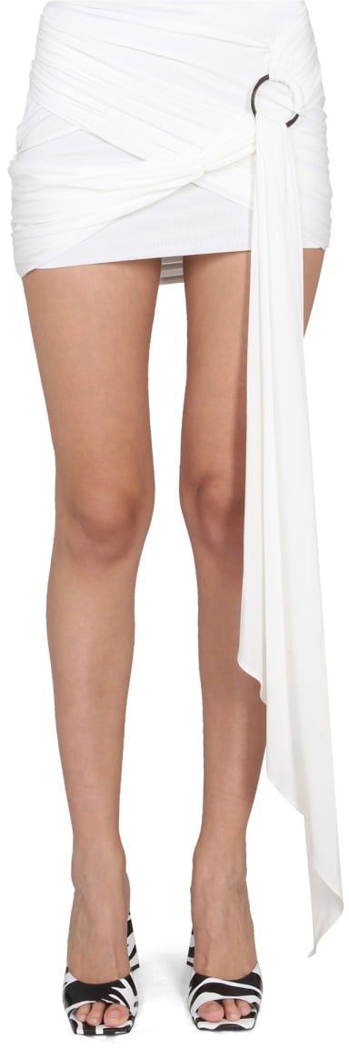 The Attico FRAN SKIRT Wit