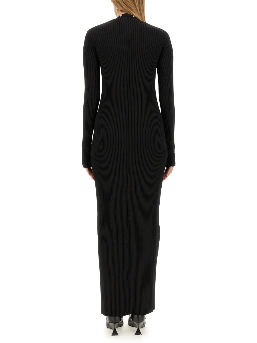 The Attico KNIT DRESS Zwart