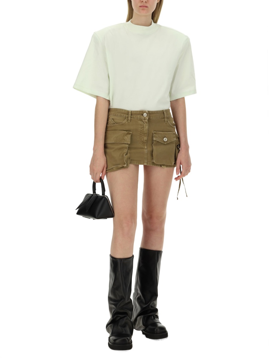 The Attico MINI SKIRT "FAY" Bruin