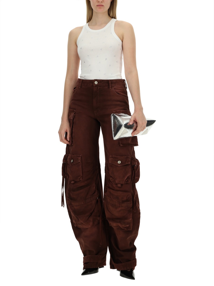 The Attico TOPS WITH LOGO Wit