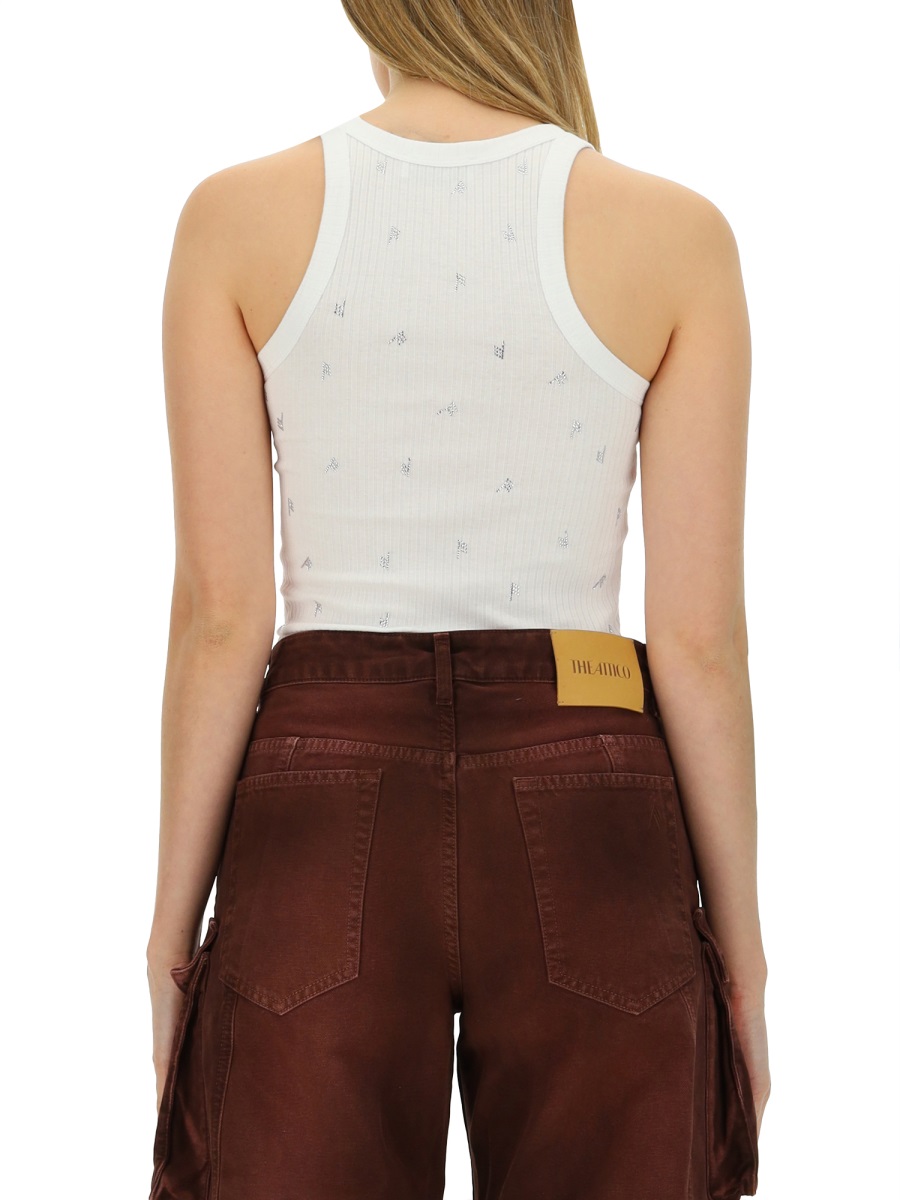 The Attico TOPS WITH LOGO Wit