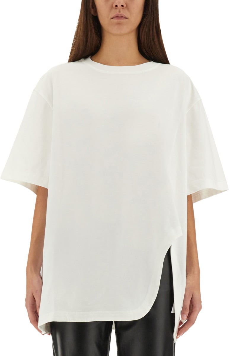 The Attico COTTON T-SHIRT Wit