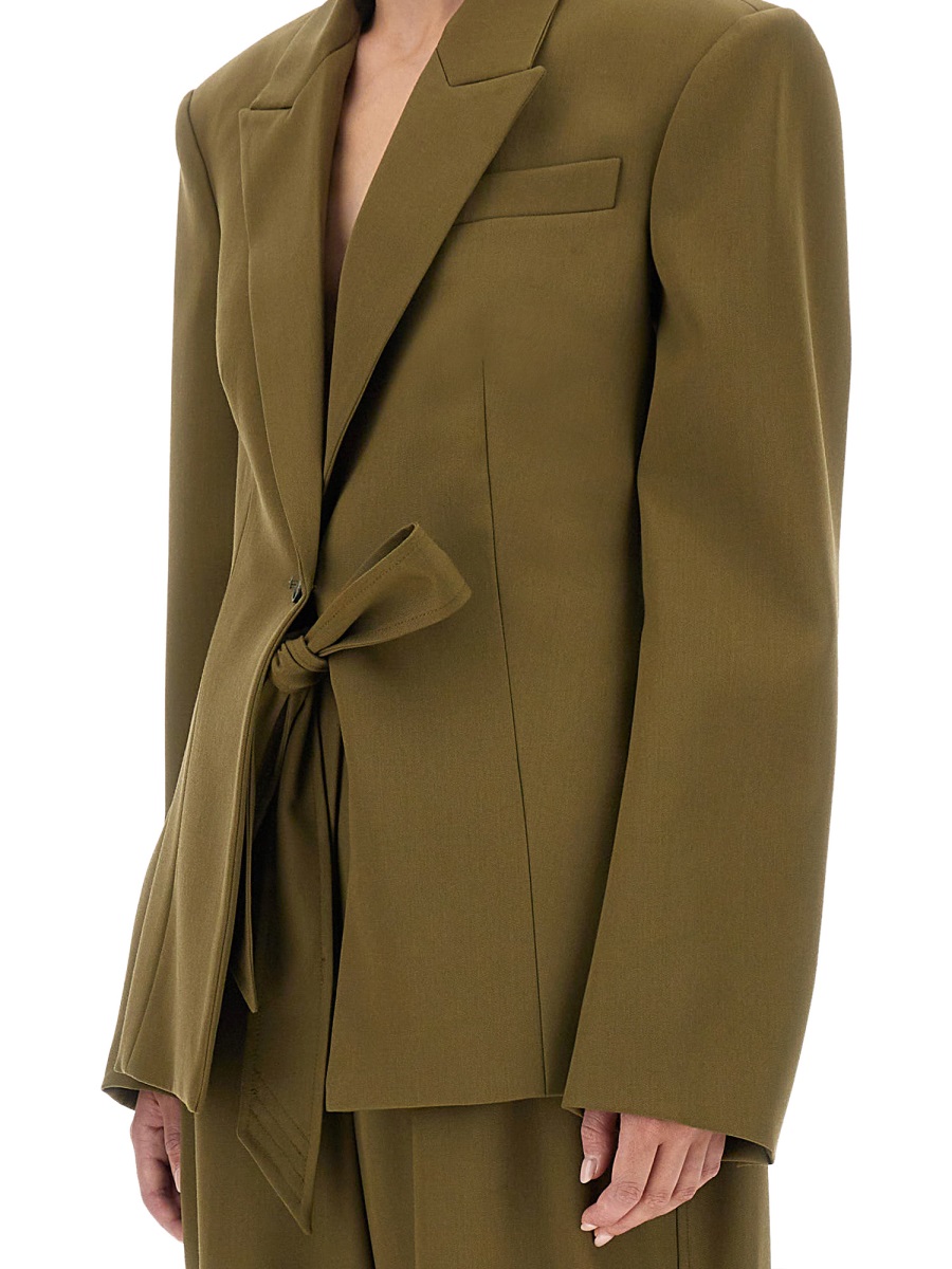 The Attico GABARDINE JACKET Groen