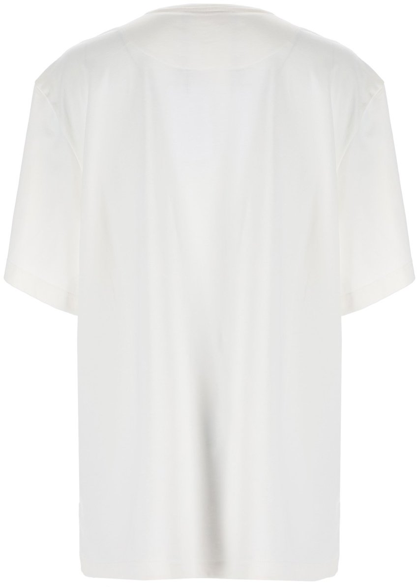 The Attico T-SHIRT WITH LOGO Wit