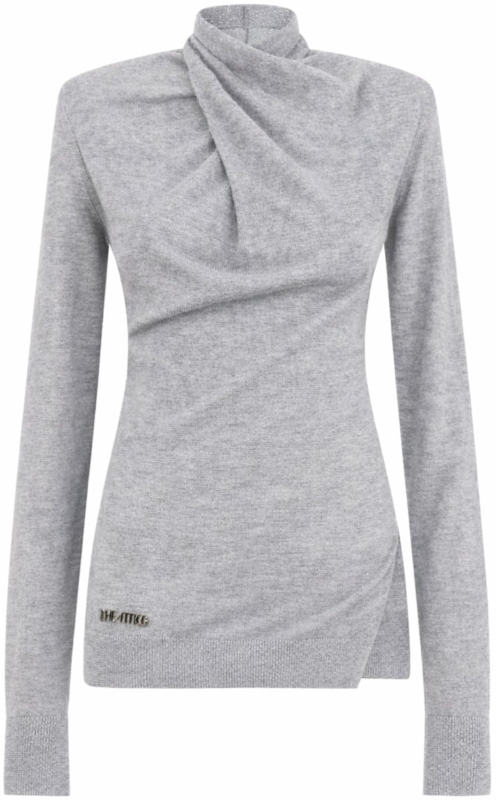 The Attico WOOL JERSEY. Grijs