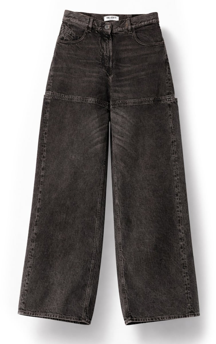 The Attico JEANS "LONG" Zwart