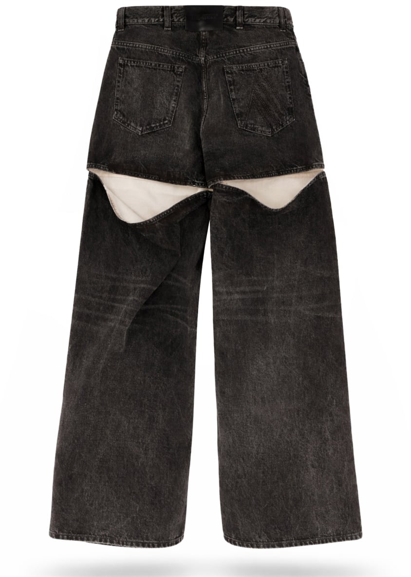 The Attico JEANS "LONG" Zwart