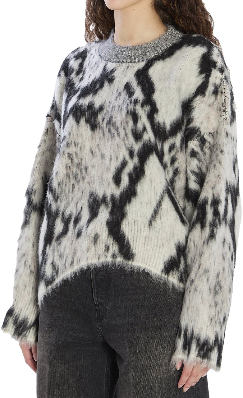 The Attico Python-print sweater Wit