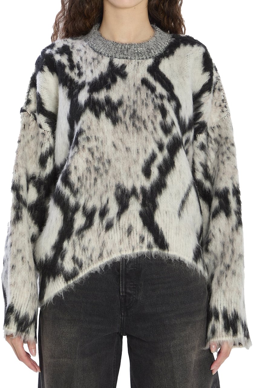 The Attico Python-print sweater Wit