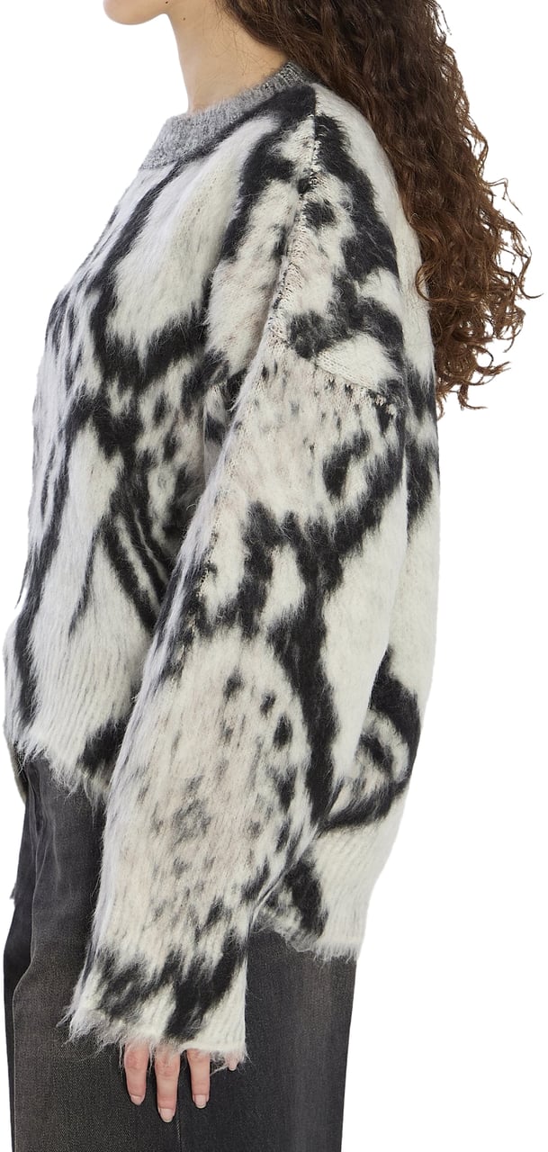 The Attico Python-print sweater Wit