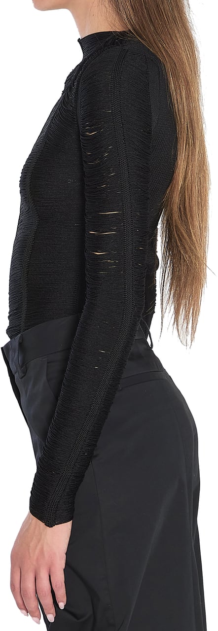 The Attico Black sweater Zwart