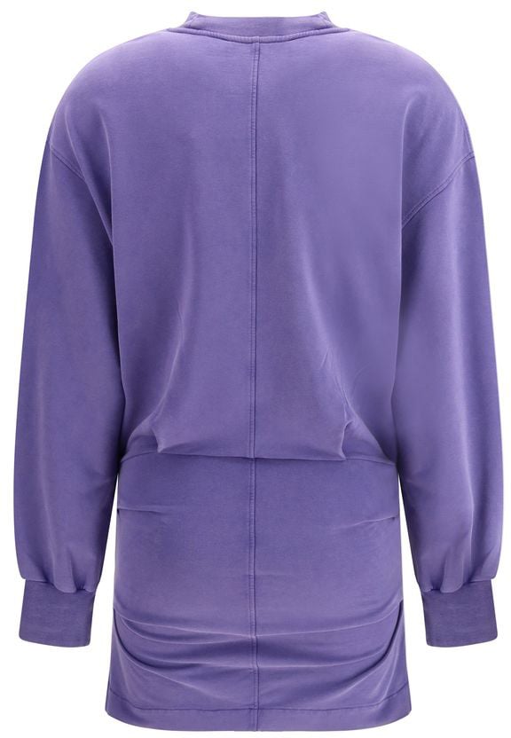 The Attico Purple Cotton Casual Dress Divers