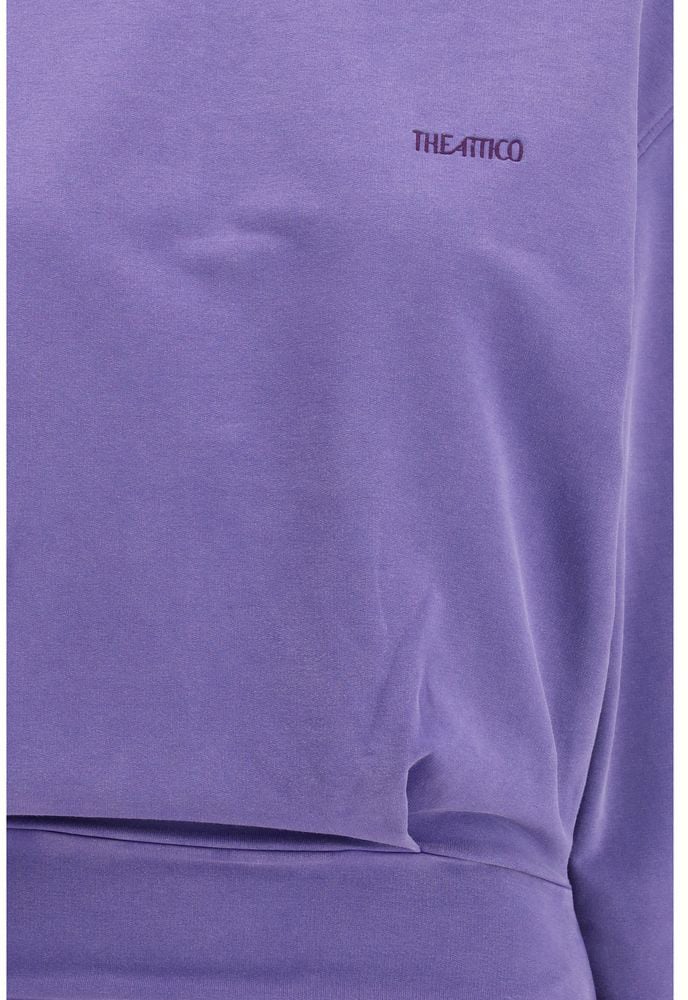 The Attico Purple Cotton Casual Dress Divers